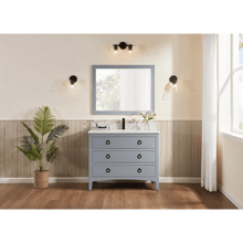 Load image into Gallery viewer, Legion Furniture WS2518-42-CD 42&quot; CADET FINISH SOLID WOOD SINK VANITY  WITH 1&#39; ARTIFICIAL STONE TOP