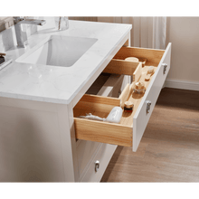 Load image into Gallery viewer, Legion Furniture WS2518-42-DW 42&quot; DREAMY WHITE FINISH SOLID WOOD SINK VANITY  WITH 1&#39; ARTIFICIAL STONE TOP