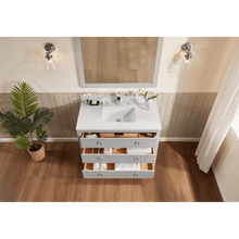 Load image into Gallery viewer, Legion Furniture WS2518-42-SS 42&quot; SILVER STRAND FINISH SOLID WOOD SINK VANITY WITH 1&quot; ARTIFICIAL STONE TOP