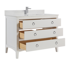 Load image into Gallery viewer, Legion Furniture WS2518-42-W 42&quot; WHITE FINISH SOLID WOOD SINK VANITY WITH 1&quot; ARTIFICIAL STONE TOP