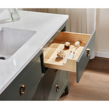 Load image into Gallery viewer, Legion Furniture WS2518-48-PG 48&quot; PEWTER GREEN FINISH SOLID WOOD SINK VANITY  WITH 1&#39; ARTIFICIAL STONE TOP