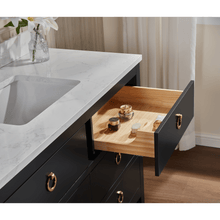 Load image into Gallery viewer, Legion Furniture WS2518-48-TB 48&quot; TRICORN BLACK FINISH SOLID WOOD SINK VANITY  WITH 1&#39; ARTIFICIAL STONE TOP