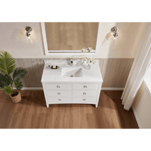 Load image into Gallery viewer, Legion Furniture WS2518-48-W 48&quot; WHITE FINISH SOLID WOOD SINK VANITY WITH 1&quot; ARTIFICIAL STONE TOP