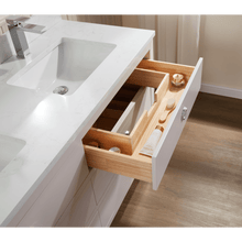 Load image into Gallery viewer, Legion Furniture WS2518-60-DW 60&quot; DREAMY WHITE FINISH SOLID WOOD SINK VANITY  WITH 1&#39; ARTIFICIAL STONE TOP