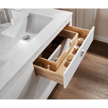 Load image into Gallery viewer, Legion Furniture WS2518-60-W 60&quot; WHITE FINISH SOLID WOOD SINK VANITY WITH 1&quot; ARTIFICIAL STONE TOP