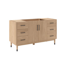 Load image into Gallery viewer, Fresca FCB4460SOAK Sawyer 60&quot; Freestanding Bathroom Cabinet in Sunburst Oak