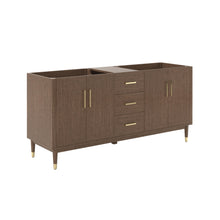 Load image into Gallery viewer, Fresca FCB4472MBIR Sawyer 72&quot; Freestanding Bathroom Cabinet in Mocha Birch