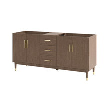 Load image into Gallery viewer, Fresca FCB4472MBIR Sawyer 72&quot; Freestanding Bathroom Cabinet in Mocha Birch