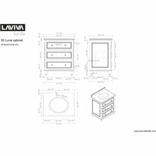 Load image into Gallery viewer, LAVIVA 313DVN-30G Luna - 30 - Maple Grey Cabinet