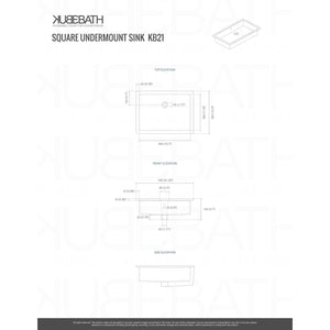 Kubebath KB30GW Bosco 30" Modern Bathroom Vanity w/ Quartz Countertop and Matching Mirror