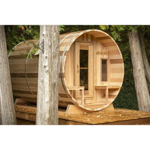 Load image into Gallery viewer, Dundalk Barrel Sauna Canadian Timber Tranquility CTC2345W