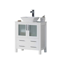 Load image into Gallery viewer, Blossom 001 30 01 V Sydney 30 Inch Vanity with Ceramic Vessel Sink - White