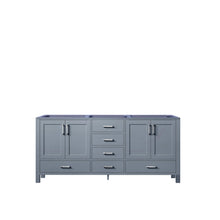 Load image into Gallery viewer, Lexora LJ342272DB00000 Jacques 72&quot; Dark Grey Vanity Cabinet Only