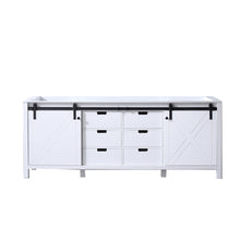 Load image into Gallery viewer, Lexora LM342284DA00000 Marsyas 84&quot; White Vanity Cabinet Only
