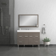 Load image into Gallery viewer, Alya Bath AT-8042-G Ripley 47 inch Gray Vanity with Sink