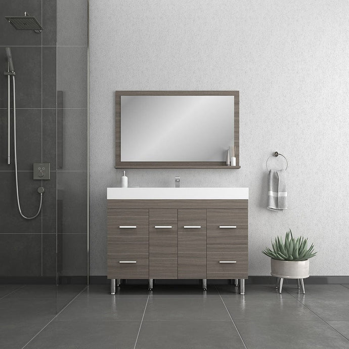 Alya Bath AT-8042-G Ripley 47 inch Gray Vanity with Sink