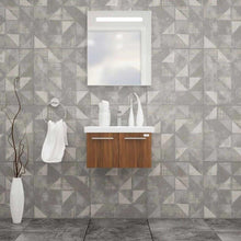 Load image into Gallery viewer, Casa Mare Aspe 32&quot; Matte Walnut Bathroom Vanity and Ceramic Sink Combo - ASPE80MW-32-MSC
