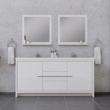 Load image into Gallery viewer, Alya Bath AB-MD672-W Sortino 72 inch Modern Bathroom Vanity, White