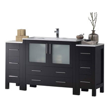 Load image into Gallery viewer, Blossom 001 60S2 02 C Sydney 60 Inch Vanity with Ceramic Sink - Espresso