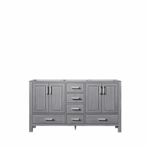 Lexora LJ342260DD00000 Jacques 60" Distressed Grey Vanity Cabinet Only