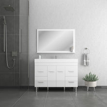 Load image into Gallery viewer, Alya Bath AT-8042-W Ripley 47 inch White Vanity with Sink