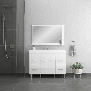 Alya Bath AT-8042-W Ripley 47 inch White Vanity with Sink