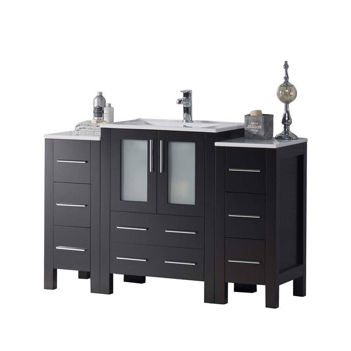 Blossom 001 54 02 C Sydney 54 Inch Vanity with Ceramic Sink - Espresso