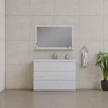 Load image into Gallery viewer, Alya Bath AB-MOA48-W Paterno 48 inch Modern Freestanding Bathroom Vanity, White