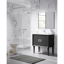 Load image into Gallery viewer, Lucena Bath 42621 40&quot; Black Décor Tirador Freestanding  Vanity