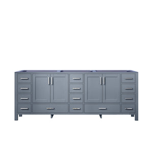 Lexora LJ342284DB00000 Jacques 84" Dark Grey Vanity Cabinet Only