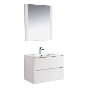 Blossom 016 30 01 C M Valencia 30 Inch Vanity with Ceramic Sink & Mirror - White