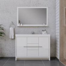 Load image into Gallery viewer, Alya Bath AB-MD648-W Sortino 48 inch Modern Bathroom Vanity, White