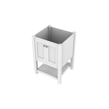 Load image into Gallery viewer, Alya Bath HE-102-24-W Wilmington 24 inch Vanity WHITE with No Top