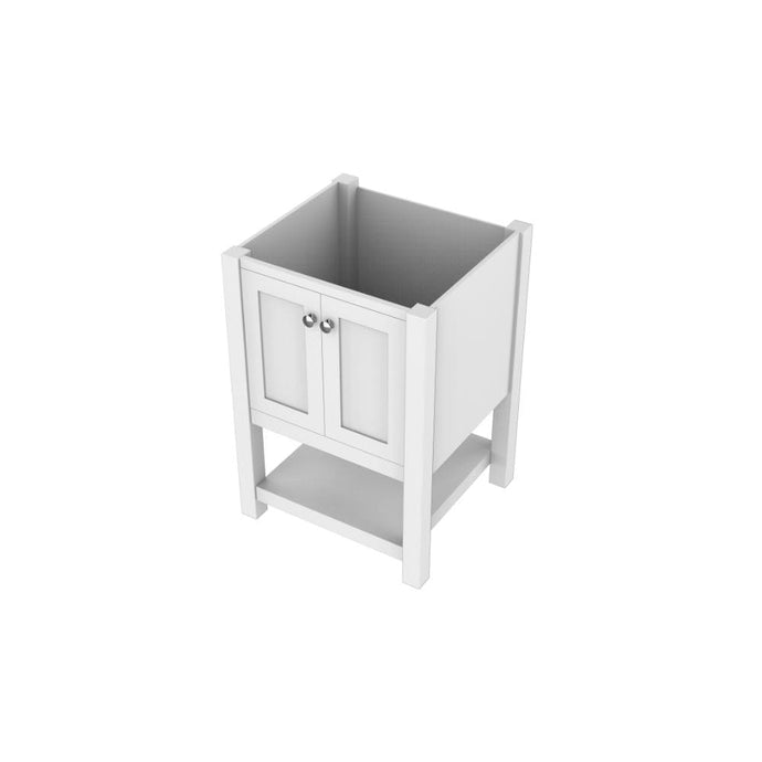 Alya Bath HE-102-24-W Wilmington 24 inch Vanity WHITE with No Top