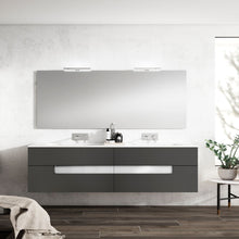 Load image into Gallery viewer, Lucena Bath 30762-04/white 80&quot; Grey and White Vision Double Vanity