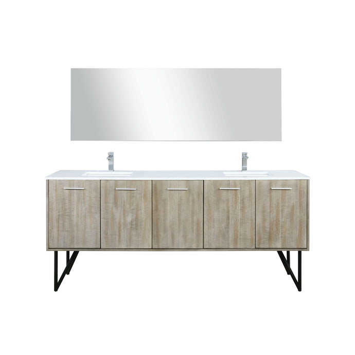 Lexora LLC80DKSOSM70FRG Lancy 80