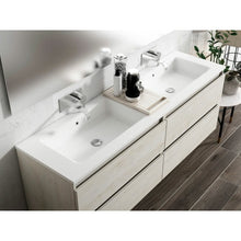 Load image into Gallery viewer, Lucena Bath 30692-01/black 64&quot; White and Black Vision Double Vanity