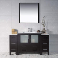 Load image into Gallery viewer, Blossom 001 60S2 02 C Sydney 60 Inch Vanity with Ceramic Sink - Espresso