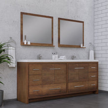 Load image into Gallery viewer, Alya Bath AB-MD684-RW Sortino 84 inch Modern Bathroom Vanity, Rosewood