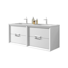 Load image into Gallery viewer, Lucena Bath 42472 48&quot; White Décor Tirador double Vanity