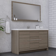 Load image into Gallery viewer, Alya Bath AB-MD660S-G Sortino 60 Single inch Modern Bathroom Vanity, Gray