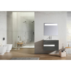 Lucena Bath 3062-04/white 24" Grey and White Vision Vanity