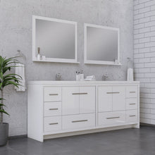 Load image into Gallery viewer, Alya Bath AB-MD684-W Sortino 84 inch Modern Bathroom Vanity, White