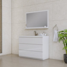 Load image into Gallery viewer, Alya Bath AB-MOA48-W Paterno 48 inch Modern Freestanding Bathroom Vanity, White