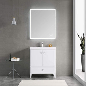 Blossom 023 30 01 A Lyon 30 Inch Vanity with Acrylic Sink - White