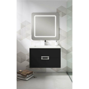 Lucena Bath 4255 32" Black Décor Tirador Vanity