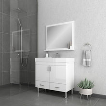 Load image into Gallery viewer, Alya Bath AT-8089-W Ripley 36 inch White Vanity with Sink