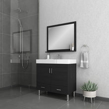 Load image into Gallery viewer, Alya Bath AT-8089-B Ripley 36 inch Black Vanity with Sink