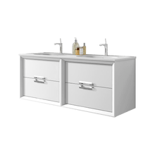 Load image into Gallery viewer, Lucena Bath 42612 80&quot; White Décor Tirador double Vanity