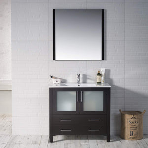 Blossom 001 36 02 C Sydney 36 Inch Vanity with Ceramic Sink - Espresso